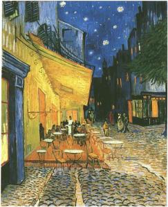 Café Terrace on the Place du Forum, Arles, at Night, The